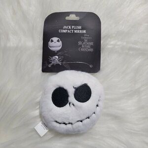 Disney Jack Skellington Plush Compact Mirror - Nightmare Before Christmas- NEW